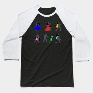 Ballroom Dancing Couples, Baseball T-Shirt